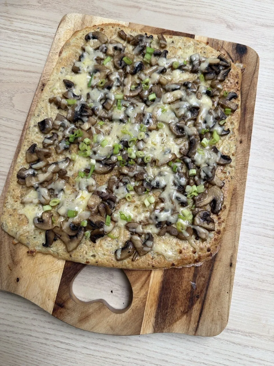 Mushrooms and chives