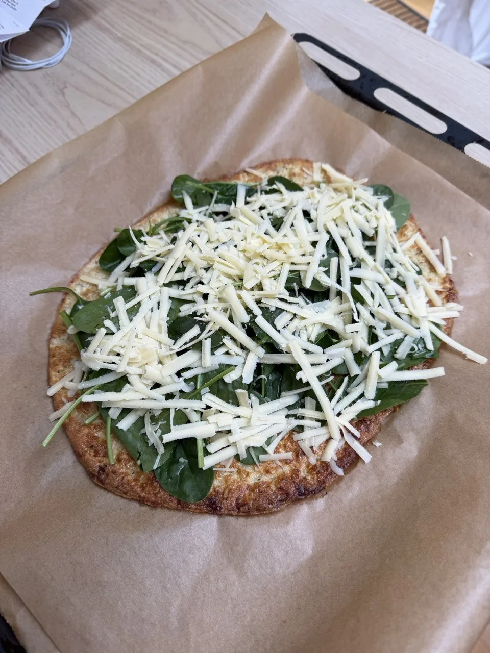 Then the cheese