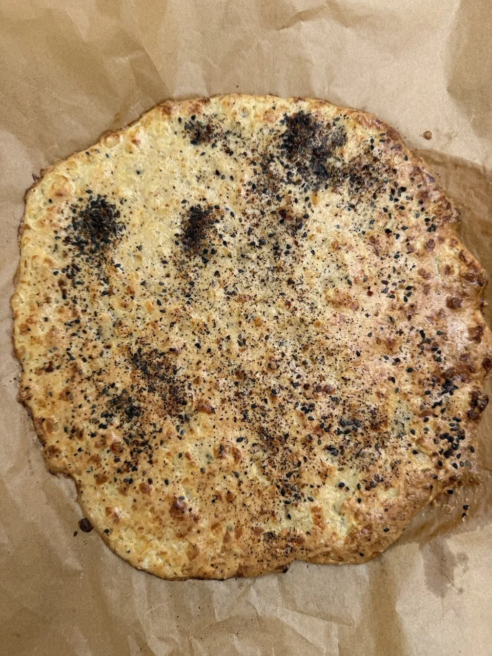 Protein base (4 eggs + cottage cheese) with spices